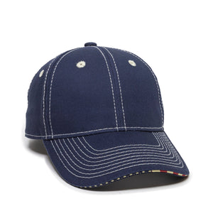 One Size Navy Outdoor Cap USA-800 