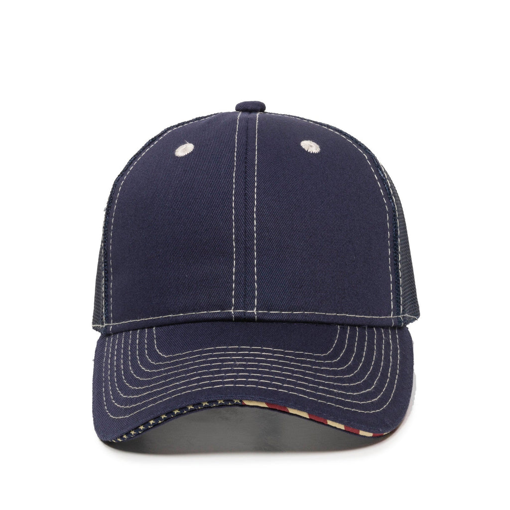 One Size Navy Outdoor Cap USA-800M 