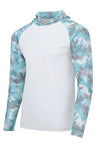 4X-Large White/Aqua Blue Paragon 240 