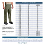 Waist 54 Inseam 37 Olive Propper F5251 