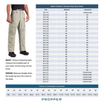 Waist 54 Inseam 37 Stone Propper F5251 