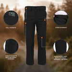 Women's 24 Unhemmed Black Propper F5259 