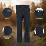 Women's 24 Unhemmed LAPD Navy Propper F5259 