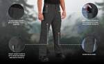 Waist 56 Inseam 37 Charcoal Propper F5274 