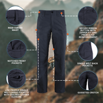 Women's 24 Unhemmed LAPD Navy Propper F5922 