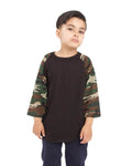 Youth X-Large Black/Camo Green Shaka Wear KR 