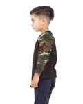 Youth X-Large Black/Camo Green Shaka Wear KR 