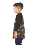Youth X-Large Black/Camo Green Shaka Wear KR 