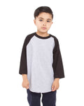 Youth X-Large Heather Grey/Black Shaka Wear KR 