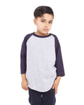 Youth X-Large Heather Grey/Navy Shaka Wear KR 