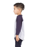 Youth X-Large Heather Grey/Navy Shaka Wear KR 
