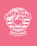3X-Large Coral Silk Beachside HG Salty Crab North Beach LOGO 
