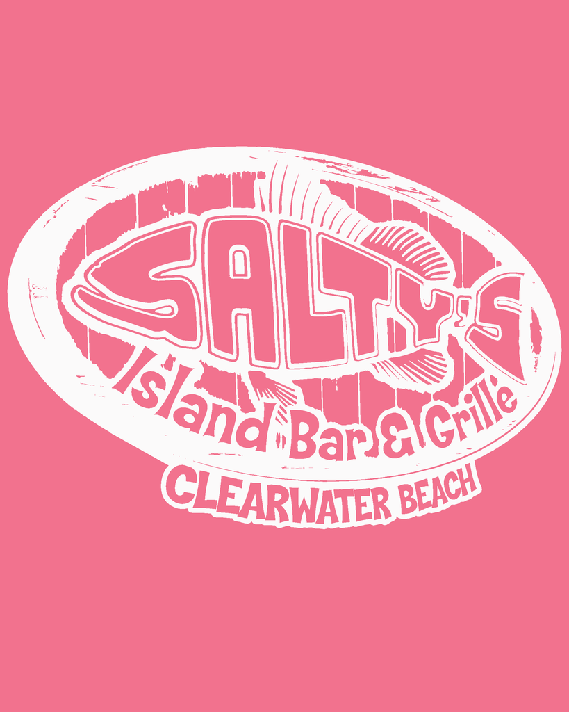 3X-Large Coral Silk Beachside HG Salty's Island LOGO 