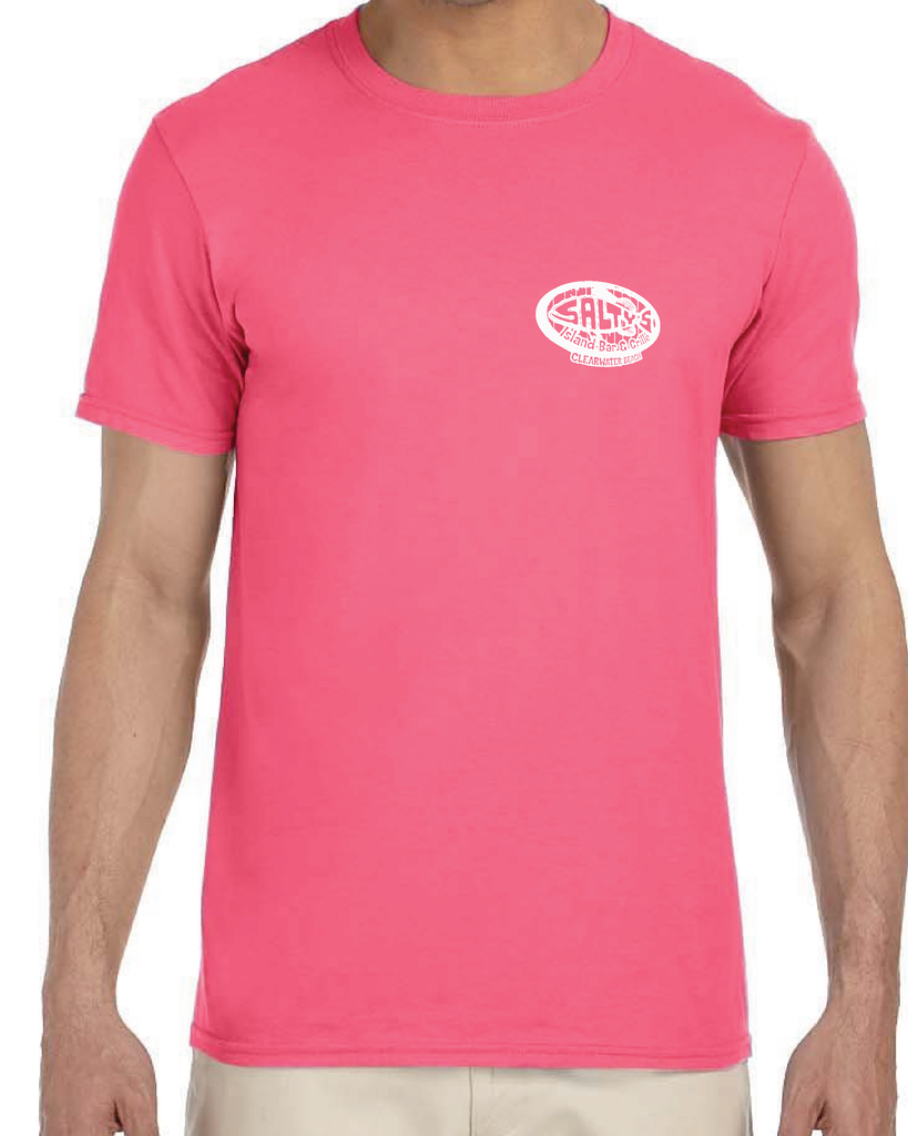 3X-Large Coral Silk Beachside HG Salty's Island LOGO 