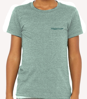 Youth X-Large Heather Dusty Blue Beachside HG Crabby's Coastal Turtle 